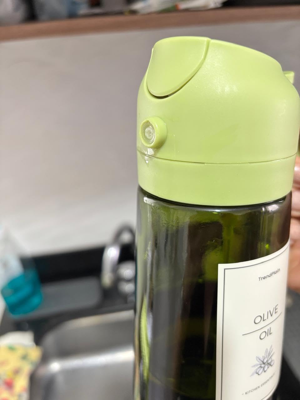 Dispensador en cocina real
