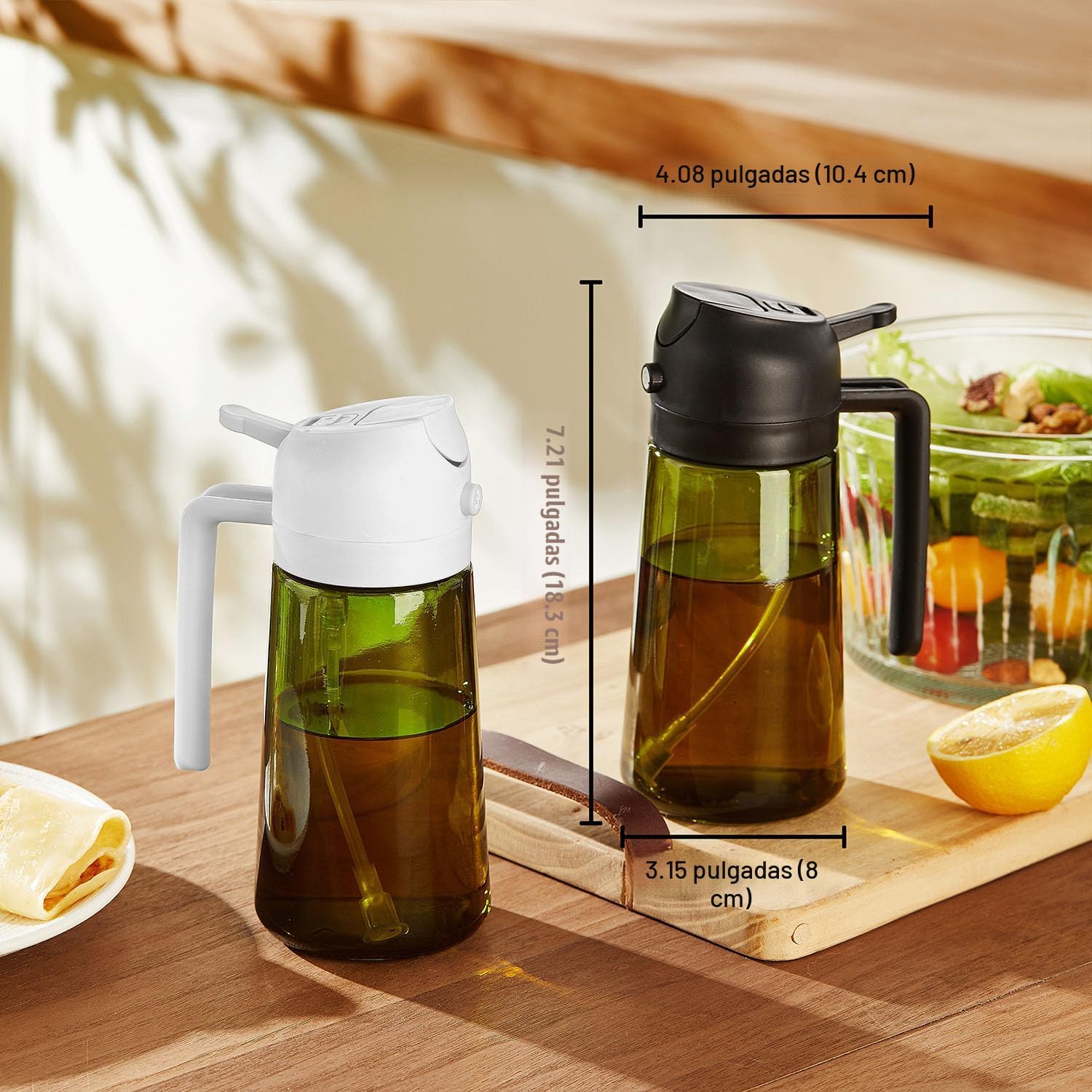 Espray fino para ensaladas y freidoras de aire